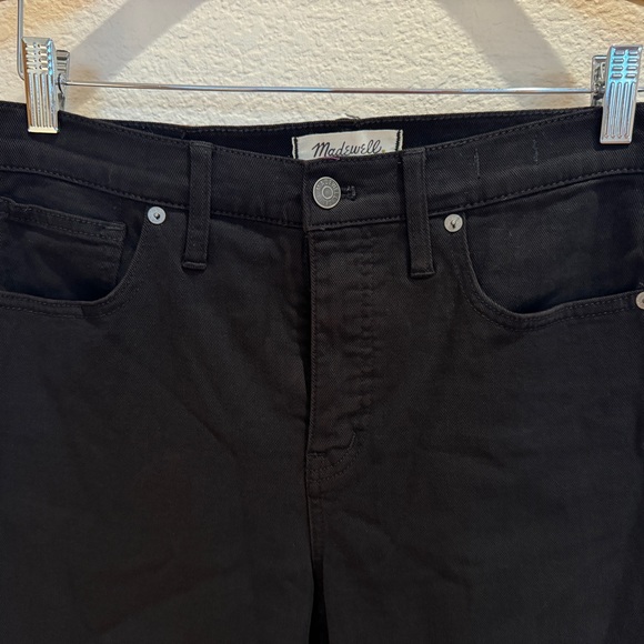 MADEWELL * BLACK 10” HIGH RISE SKINNY JEAN * SZ 28 - Picture 6 of 7